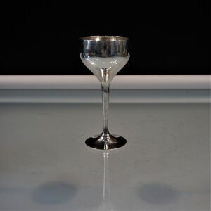 Vintage Cordial Cup Silverplated Liqueurs Glass 5"